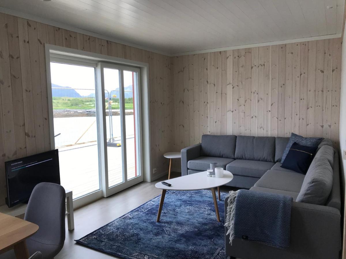 Nappstraumen Seafront Cabin Лекнес Экстерьер фото