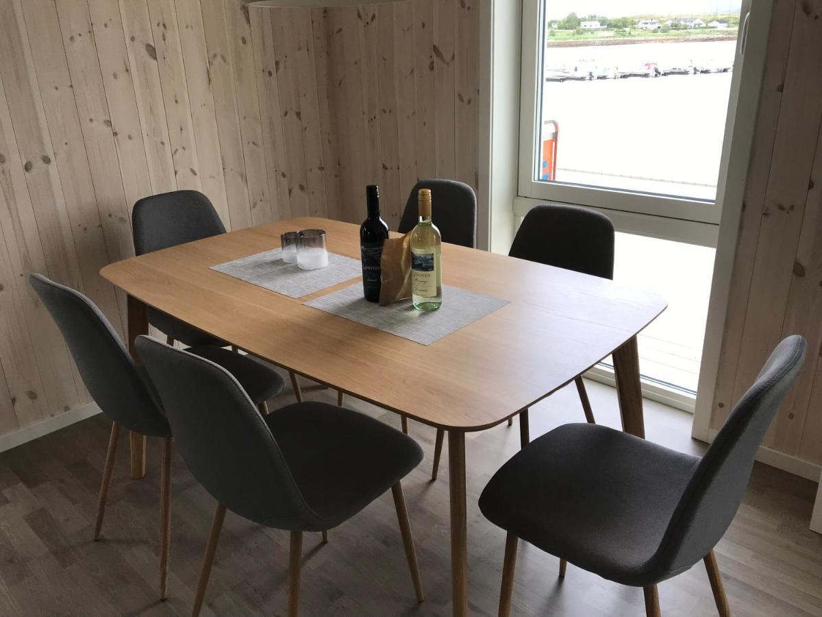 Nappstraumen Seafront Cabin Лекнес Экстерьер фото