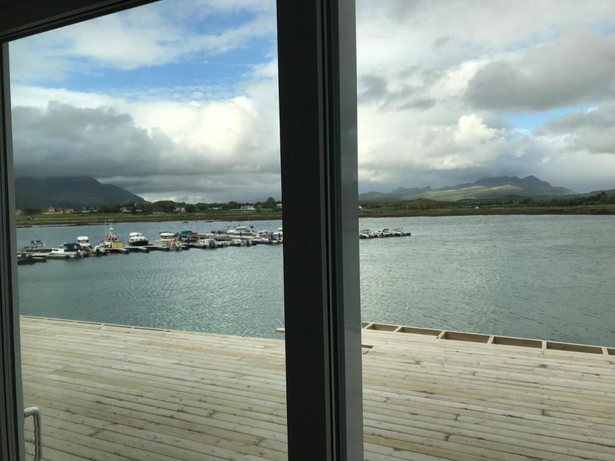 Nappstraumen Seafront Cabin Лекнес Экстерьер фото
