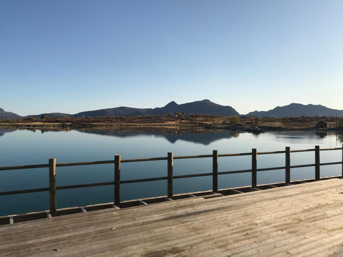 Nappstraumen Seafront Cabin Лекнес Экстерьер фото