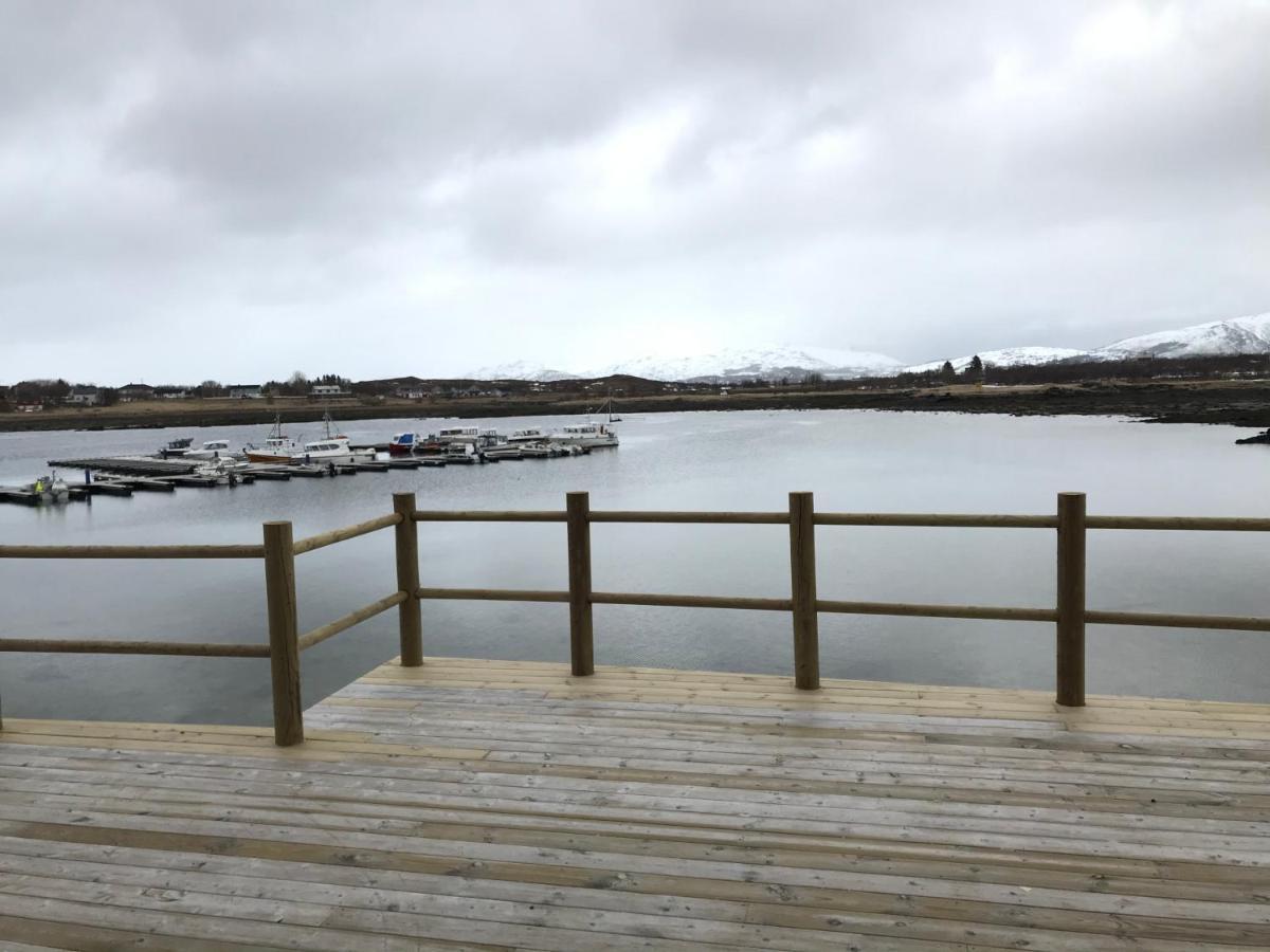 Nappstraumen Seafront Cabin Лекнес Экстерьер фото