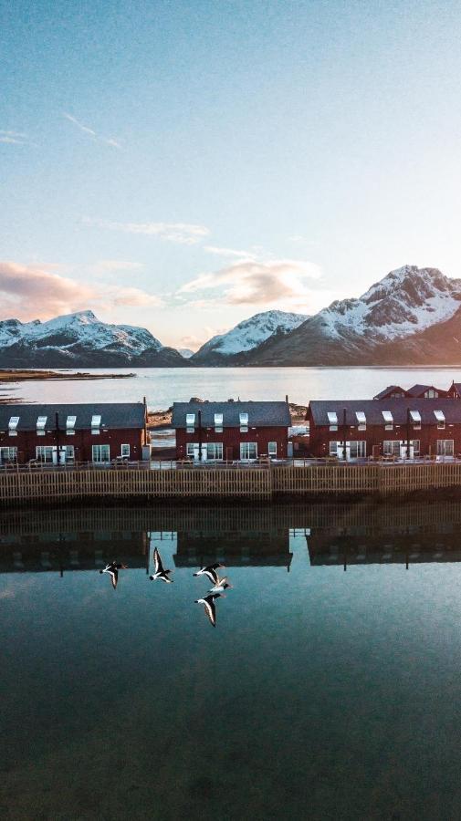 Nappstraumen Seafront Cabin Лекнес Экстерьер фото
